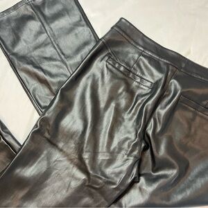 We The Free Black Faux Leather Pants